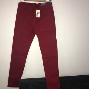 Men’s H&M divided chino. Color red, size 28